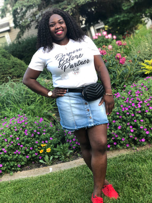 Purpose Before Partner Unisex T-Shirt