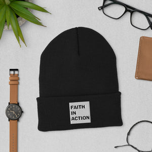 Faith In Action Box Logo Beanie